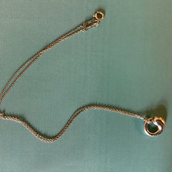 Tiffany & Co. Jewelry - Authentic Silver Tiffany Necklace with Infinity Pendant